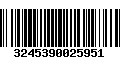 Código de Barras 3245390025951