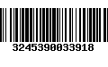 Código de Barras 3245390033918