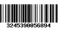 Código de Barras 3245390056894