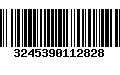 Código de Barras 3245390112828