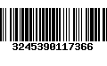 Código de Barras 3245390117366