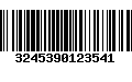 Código de Barras 3245390123541