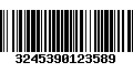 Código de Barras 3245390123589