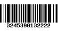 Código de Barras 3245390132222