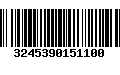 Código de Barras 3245390151100