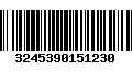 Código de Barras 3245390151230