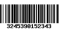 Código de Barras 3245390152343