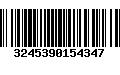 Código de Barras 3245390154347