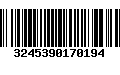 Código de Barras 3245390170194