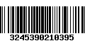 Código de Barras 3245390210395