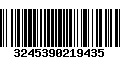 Código de Barras 3245390219435