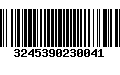 Código de Barras 3245390230041