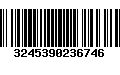 Código de Barras 3245390236746