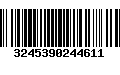 Código de Barras 3245390244611