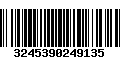 Código de Barras 3245390249135