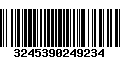 Código de Barras 3245390249234