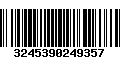 Código de Barras 3245390249357