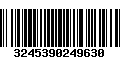 Código de Barras 3245390249630