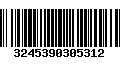 Código de Barras 3245390305312