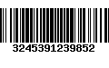 Código de Barras 3245391239852