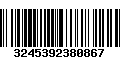 Código de Barras 3245392380867