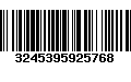 Código de Barras 3245395925768