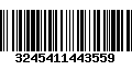 Código de Barras 3245411443559