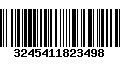 Código de Barras 3245411823498