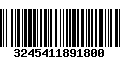 Código de Barras 3245411891800