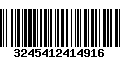 Código de Barras 3245412414916