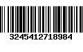 Código de Barras 3245412718984