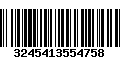 Código de Barras 3245413554758