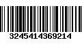 Código de Barras 3245414369214