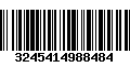 Código de Barras 3245414988484