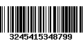 Código de Barras 3245415348799