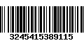 Código de Barras 3245415389115