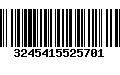 Código de Barras 3245415525701