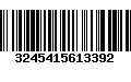 Código de Barras 3245415613392