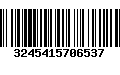 Código de Barras 3245415706537