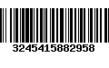 Código de Barras 3245415882958