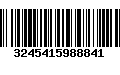 Código de Barras 3245415988841