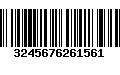 Código de Barras 3245676261561