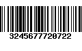 Código de Barras 3245677720722