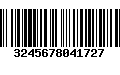 Código de Barras 3245678041727