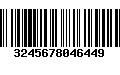 Código de Barras 3245678046449