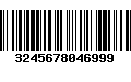 Código de Barras 3245678046999