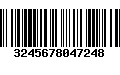 Código de Barras 3245678047248