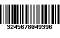 Código de Barras 3245678049396