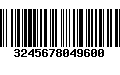 Código de Barras 3245678049600