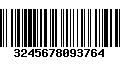 Código de Barras 3245678093764